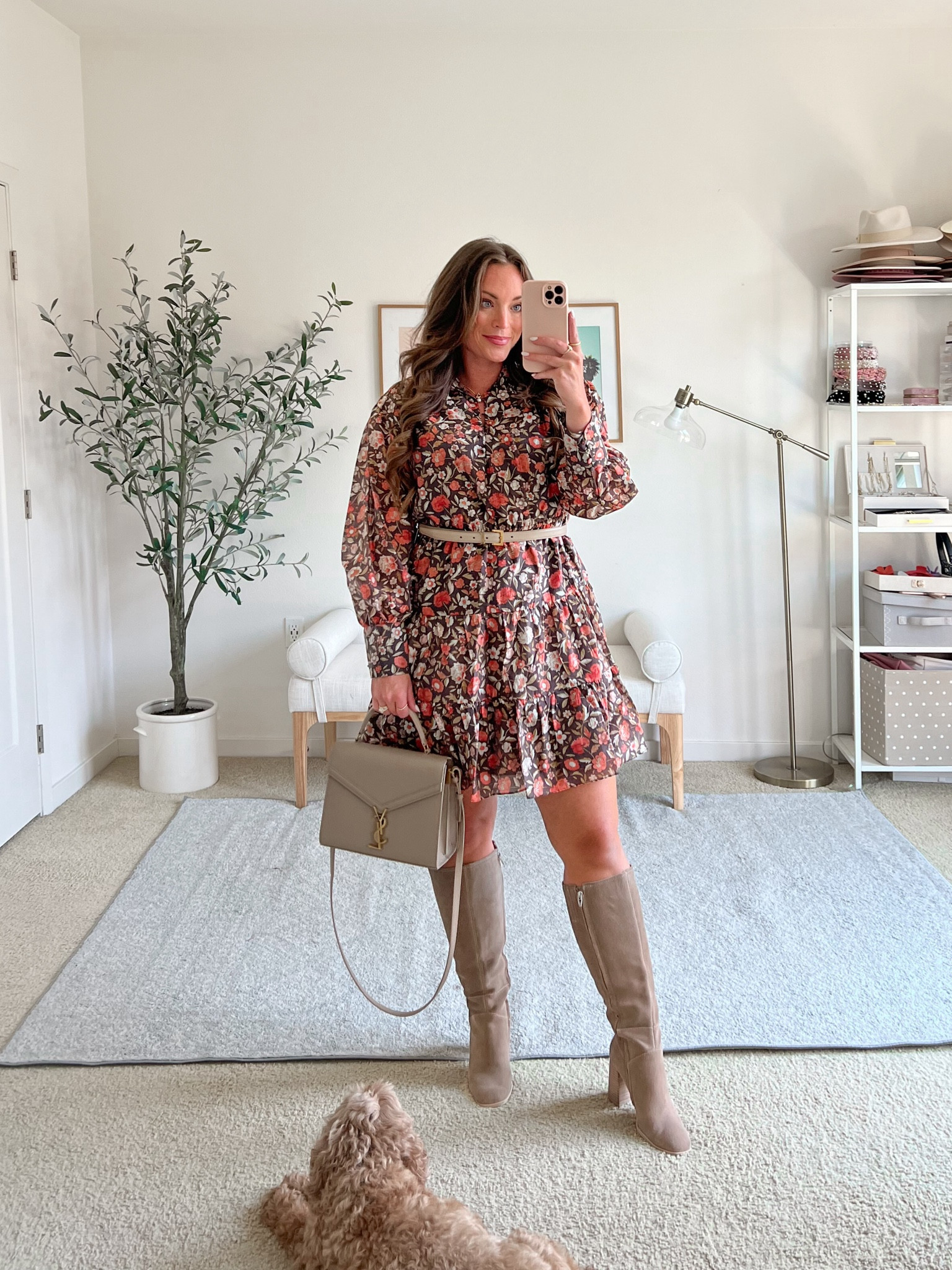 The most “fall” dress you could ever find❤️ Wearing a size medium! Fits true to size you can adjust the waist!

#LTKSummerSales #LTKxNSale #LTKMidsize