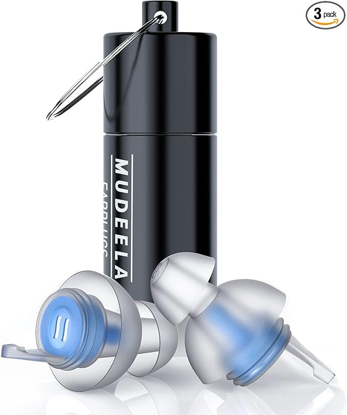 Amazon.com: Ear Plugs, High Fidelity Concerts Earplugs-Mudeela 3 Pair Noise Reduction Festival Ea... | Amazon (US)