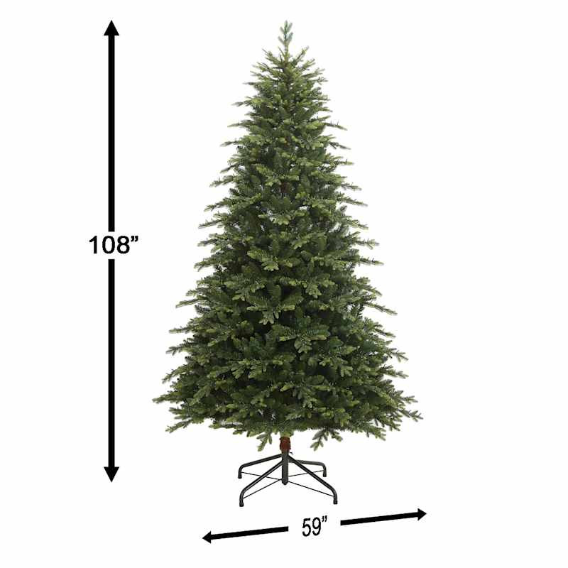 (C10) Pre-Lit Bradley Spruce Christmas Tree, 9' | At Home