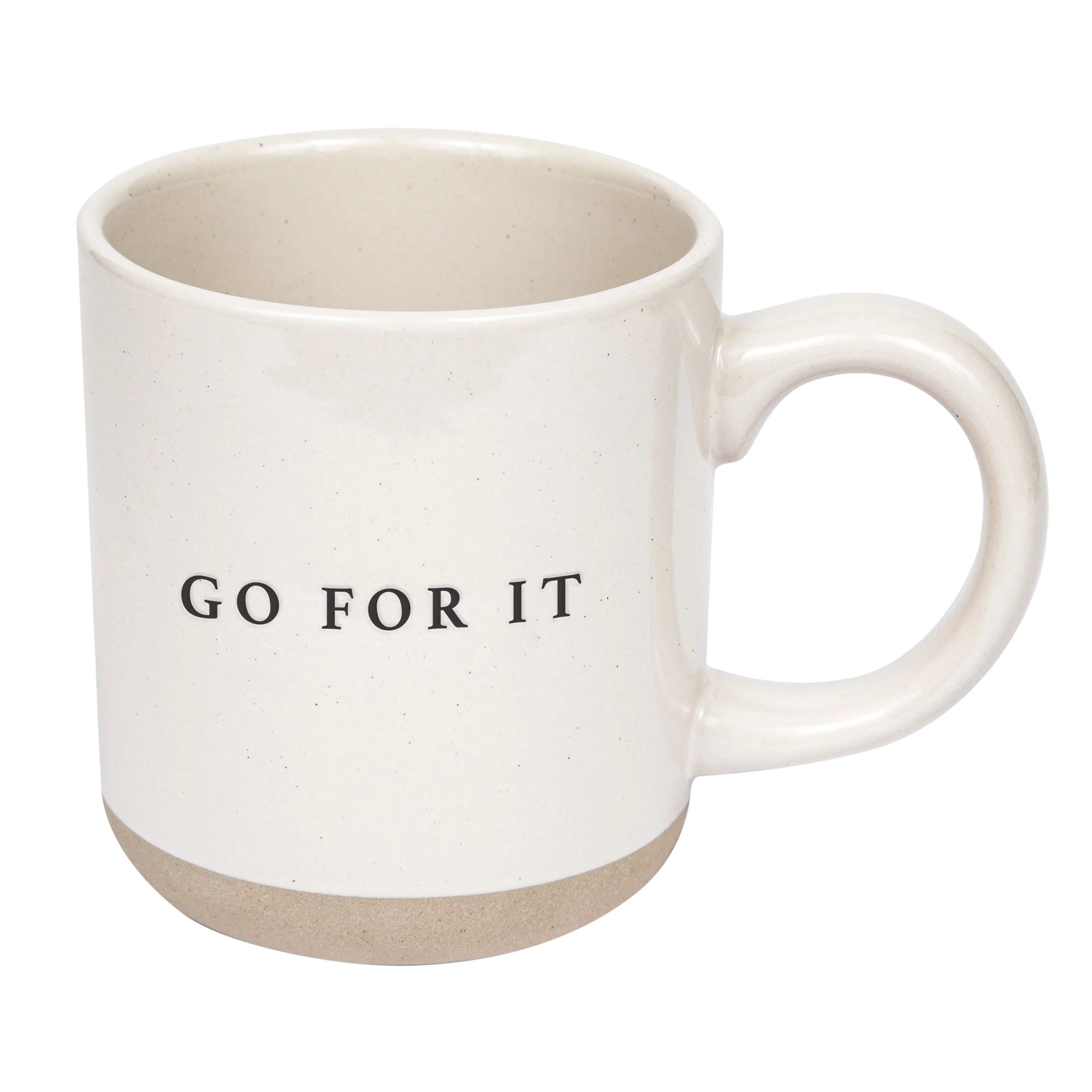Go For It 14oz. Stoneware Coffee Mug | Sweet Water Decor, LLC