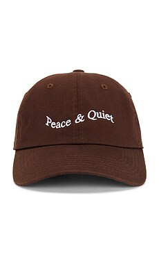 Museum of Peace and Quiet Wordmark Dad Hat in Brown from Revolve.com | Revolve Clothing (Global)