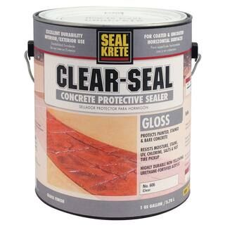 1 Gal. Gloss Clear Seal Concrete Protective Sealer | The Home Depot