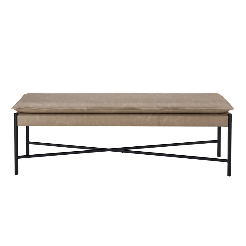 Jeannet Faux Leather Bench | Wayfair North America
