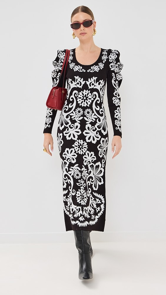 FARM Rio Cashew Mandala Knit Dress | Shopbop | Shopbop