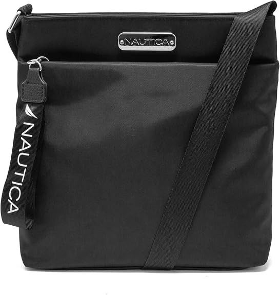 Nautica Women's Diver Nylon Small Women's Crossbody Bag Purse with Adjustable Shoulder Strap | Amazon (US)