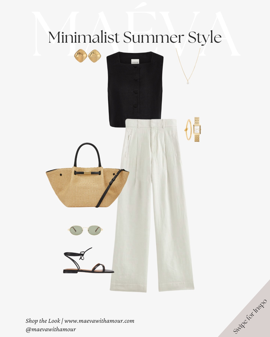 Minimalist, timeless, and très chic 🤍

Sharing 3 minimalist summer outfits inspired by effortless French style ✨ Think crisp linen, classic cuts, and pieces you’ll wear on repeat all season!

✨ Which look is your favorite? 1, 2, or 3?

🖤 Adore these looks? Comment SHOP to receive a DM with the link or head to the link in bio to shop the looks & more! 

👉 Save & Follow to discover French-inspired style and wardrobe tips, designed to elevate your everyday fashion!

With Amour, M.

#frenchstyle #capsulewardrobe #summercapsule #wardrobeinspo #ootd #outfitinspo #frenchriviera 

#LTKTravel #LTKStyleTip #LTKSeasonal