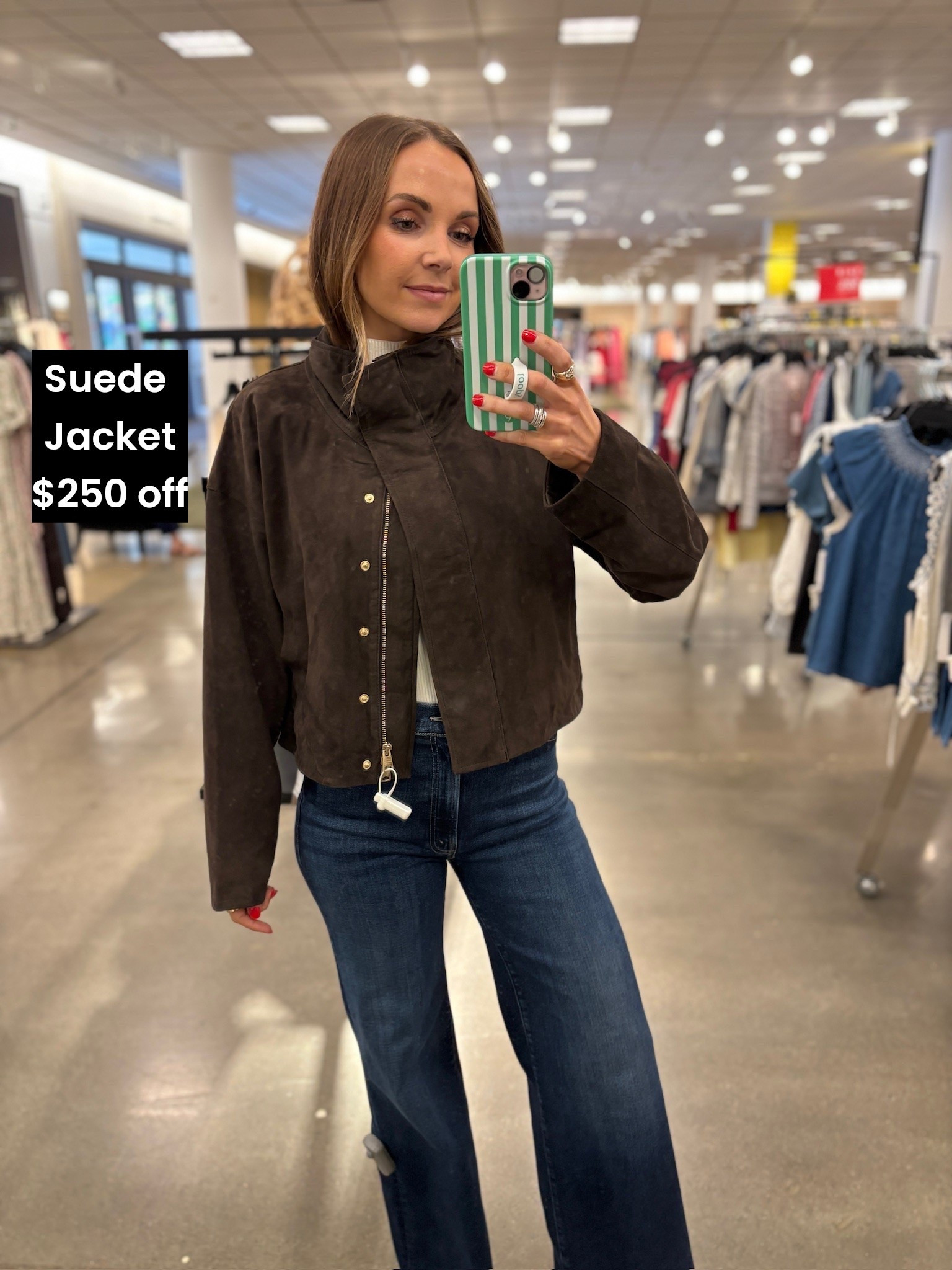 @allsaints real suede jacket is $250 off! I am in a xs

#LTKSaleAlert