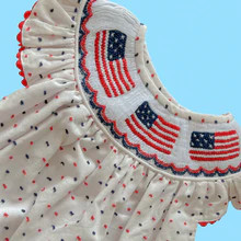 Swiss Dot Flag Bubble (FINAL SALE) | Poppy Kids Co