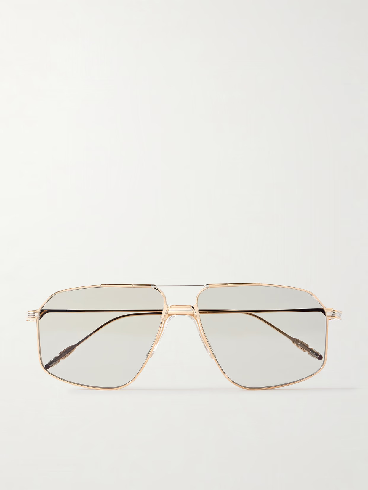 Jacques Marie Mage - Jagger Aviator-style Titanium Sunglasses - Gold | NET-A-PORTER (US)