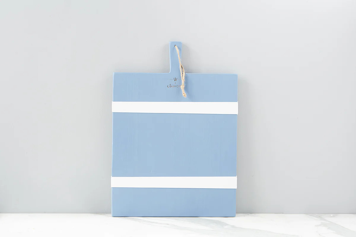 Caitlin Wilson French Blue/White Rectangle Mod Charcuterie Board | etúHOME