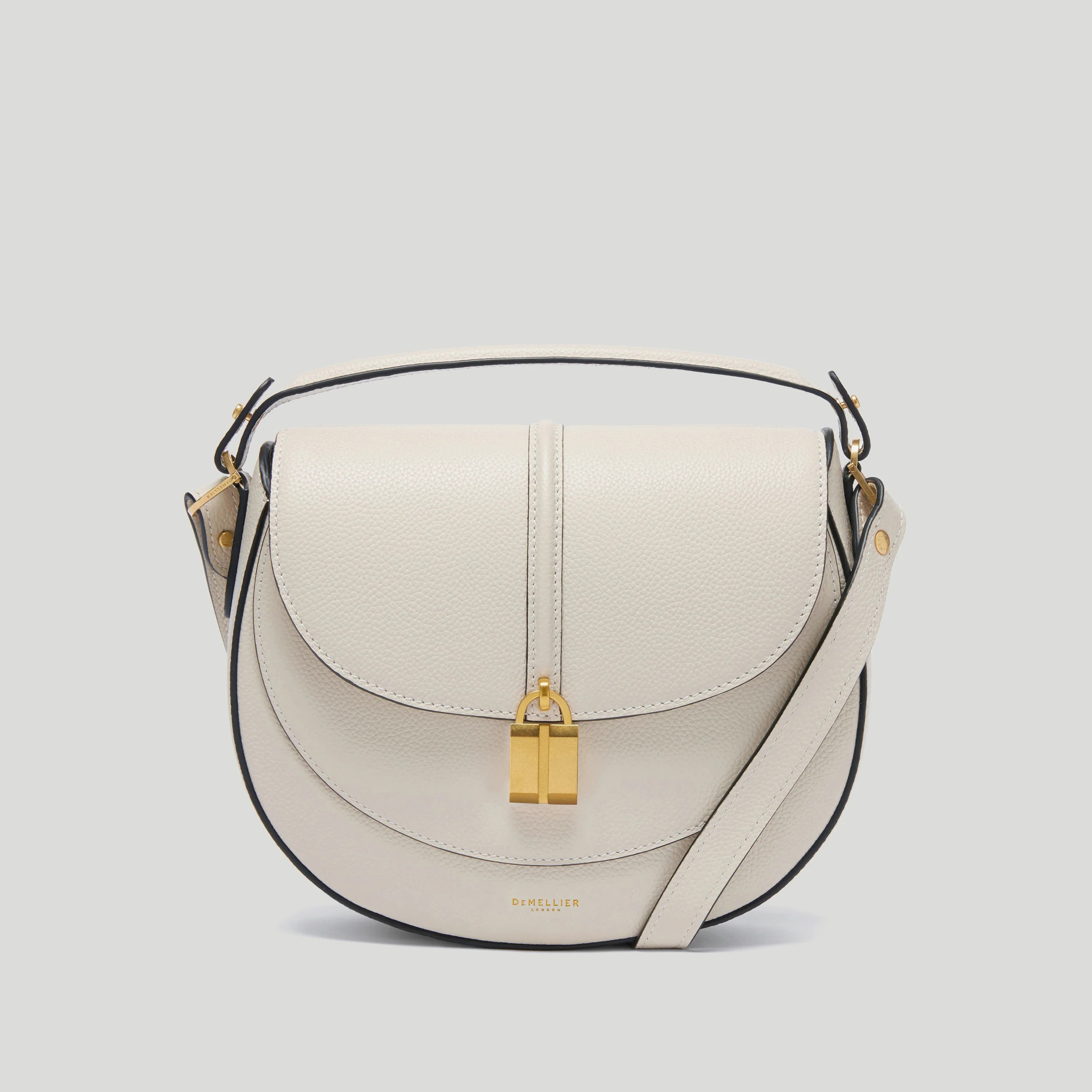 The Siena Saddle | Chalk Small Grain | DeMellier | DeMellier