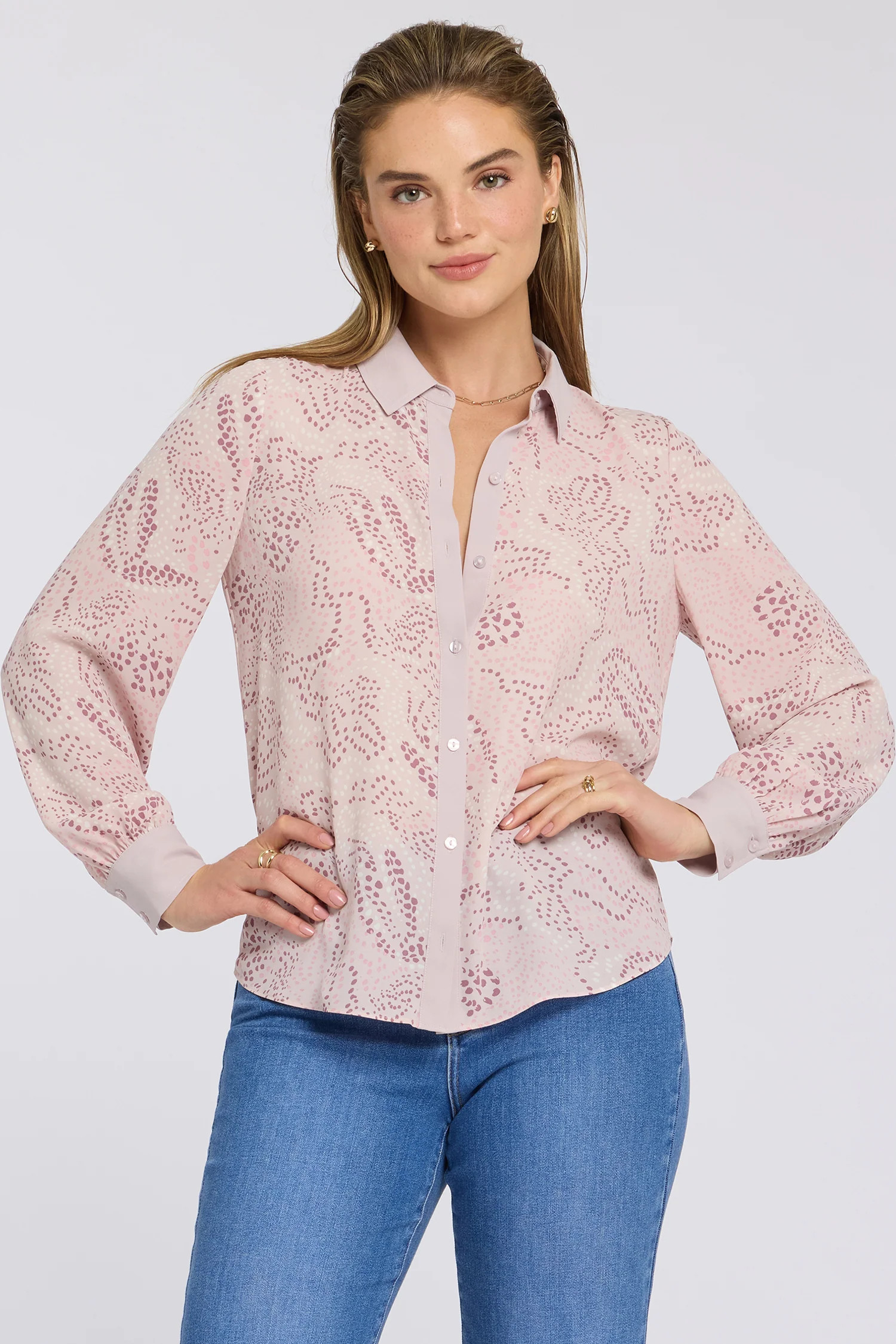 Taylor Blouse - Rock Flower Combo | NYDJ