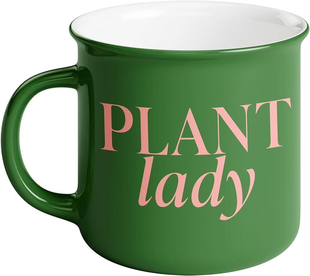 Sweet Water Decor Plant Lady Coffee Mug - 11oz Ceramic Campfire Style Coffee Cup - Dishwasher and... | Amazon (US)