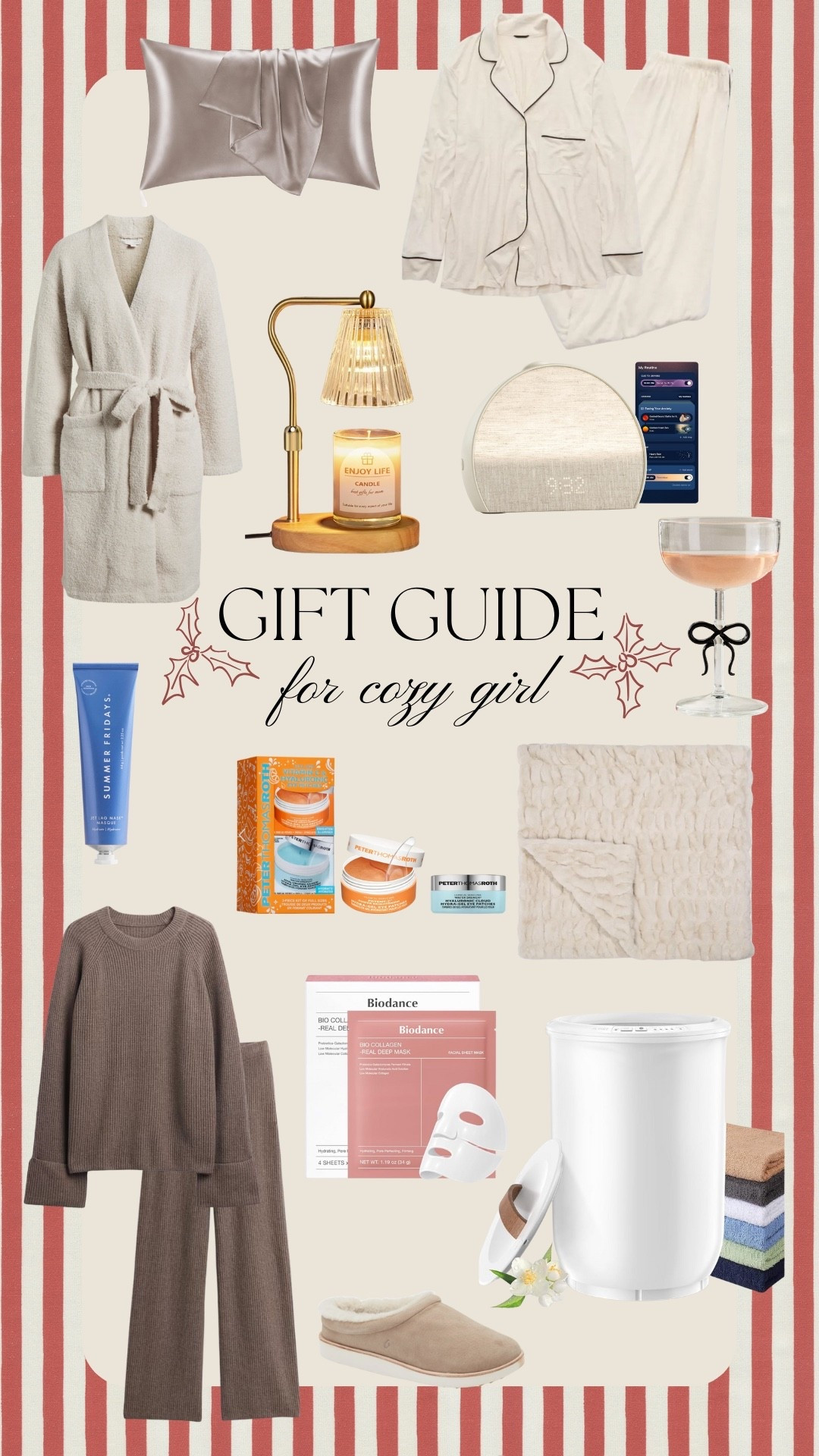 Holiday gift guide for the cozy girl 

#LTKGiftGuide #LTKHoliday #LTKBeauty