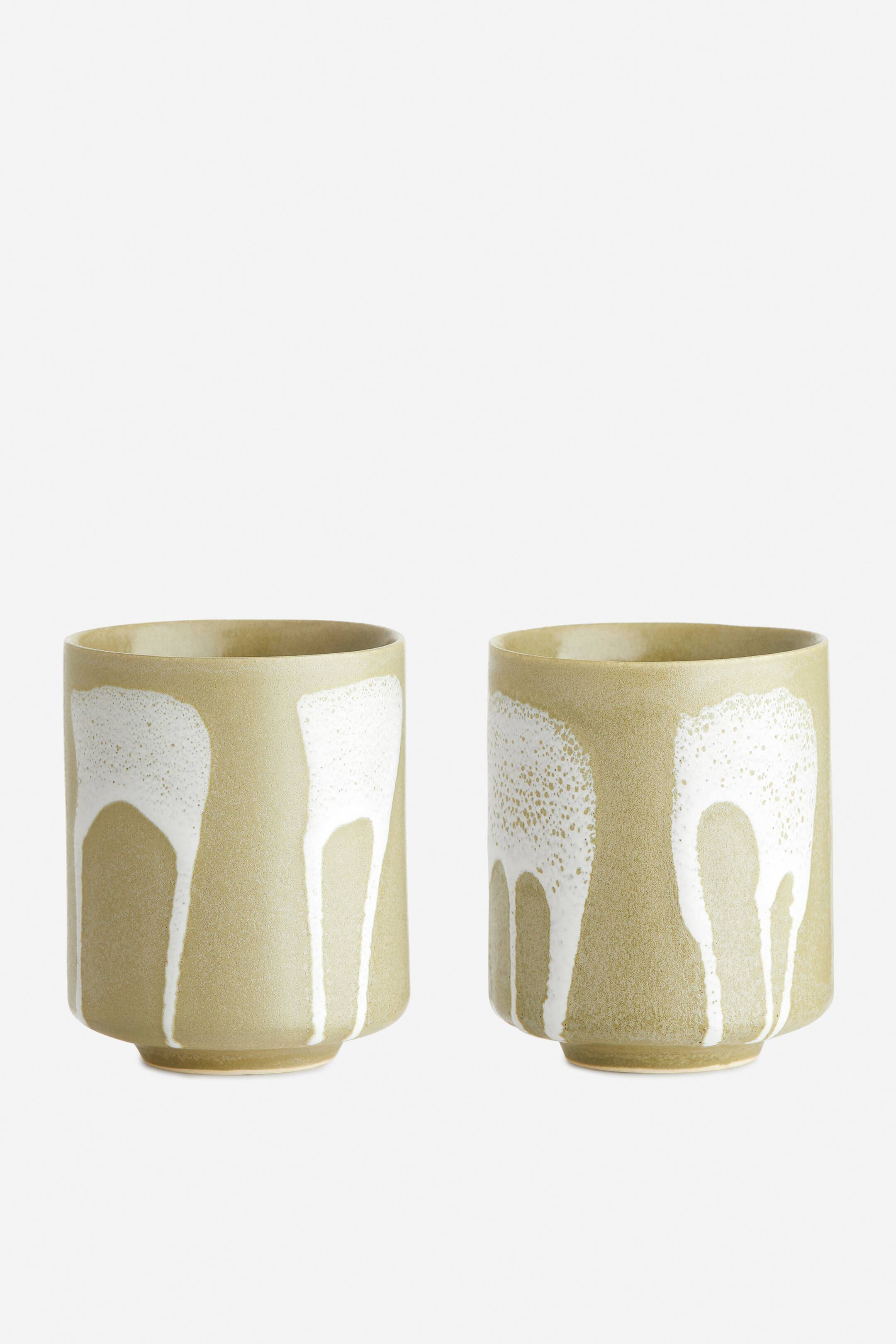 Stoneware Cups Set of 2 | H&M (UK, MY, IN, SG, PH, TW, HK)