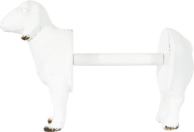 Creative Co-op Sheep Paper Towel Holder Entertaining Tools, White | Amazon (US)