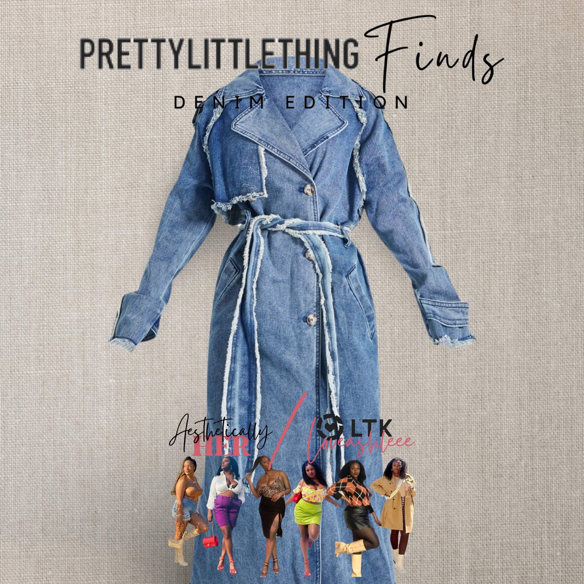 Denim dreams are made of this! 💙 Snag my favorite Pretty Little Thing denim finds—perfect for every occasion. From trendy jackets to classic jeans, there's something for everyone. Plus, use code **EXTRA10** for an additional discount! Hurry before they’re gone! #PrettyLittleThing #DenimJackets #DenimFinds #PLTPromoCode #FallFashion #DenimObsessed #StyleDeals #PrettyLittleThingSale

#LTKSeasonal #LTKSaleAlert #LTKCon