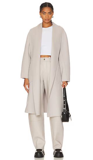 Thara Coat in Feather Grey | Revolve Clothing (Global)