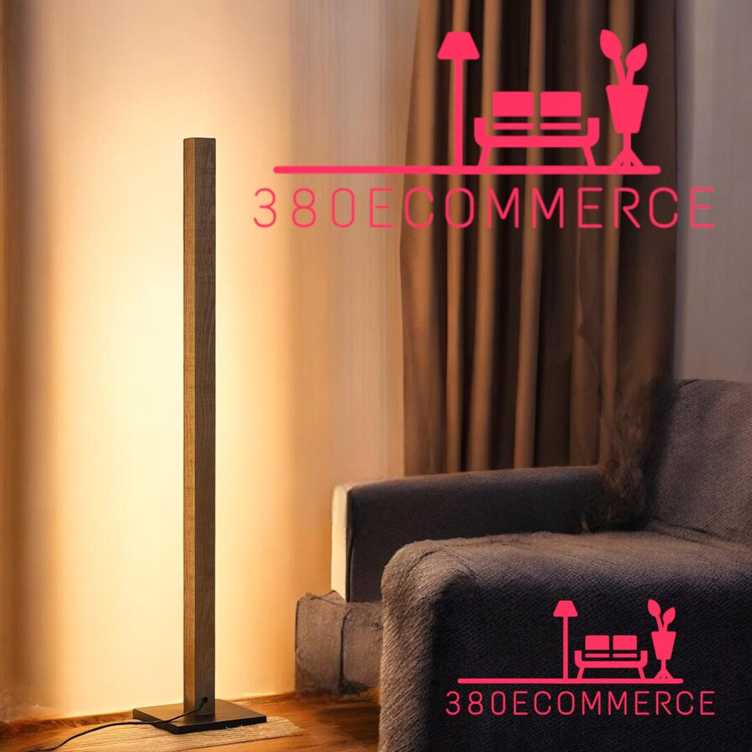 Floor Lamp Modern Dimmable Light With Remote Minimalist Standing Floor Light for Living Room, Bed... | Etsy (US)
