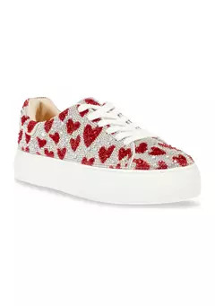 Betsey Johnson Sidny Rhinestone Sneaker | Belk