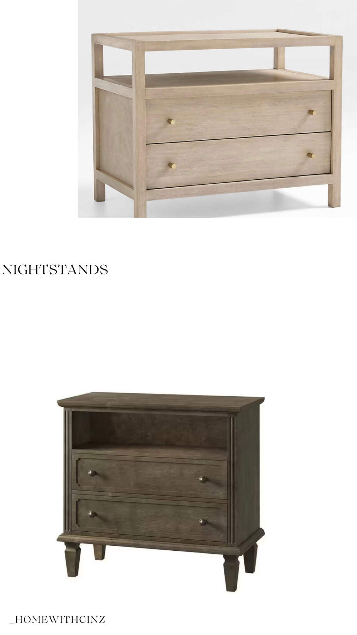 Nightstands I am loving 
#nightstands #crateandbarrel #homedepot #homedecor #lookforless

#LTKstyletip #LTKhome #LTKFind