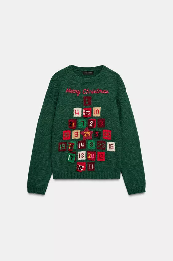 ADVENT CALENDAR KNIT JUMPER | Zara UK