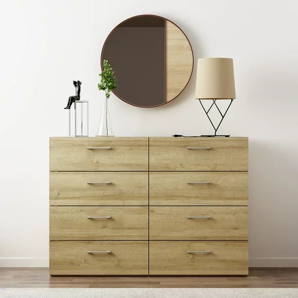 Lundy 8-Drawer Dresser, Natural, by Hillsdale Living Essentials - Walmart.com | Walmart (US)
