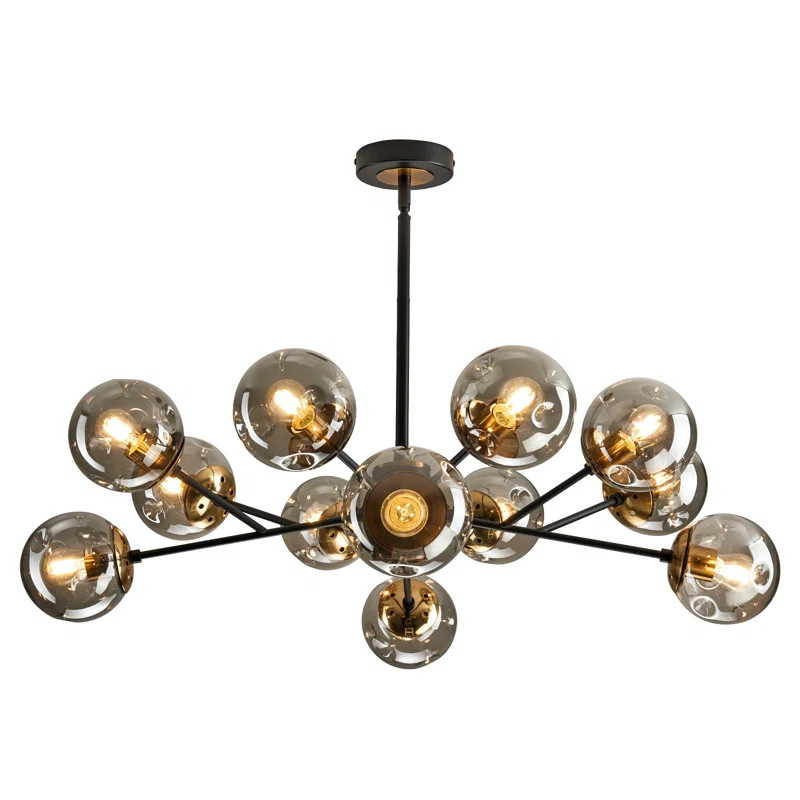 Bauke 12 - Light Dimmable Sputnik Sphere Chandelier | Wayfair North America