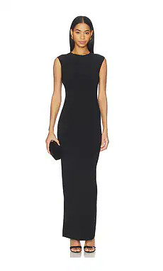 Norma Kamali x Lifestyle Sleeveless Long Dress in Black from Revolve.com | Revolve Clothing (Global)