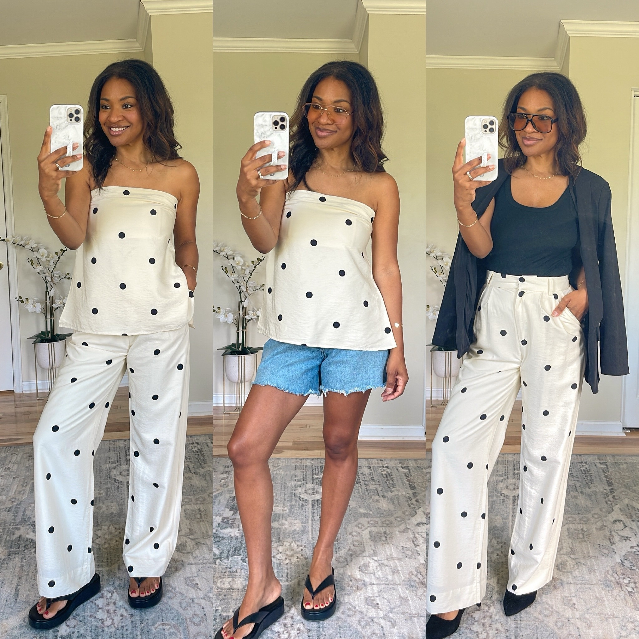 This set is sold separately but you can mix and match! I wear a size small in the top and a size 27 regular in the pants. My shorts are a size 27 regular in the curve love. Linking similar blazers 

I’m also linking a similar set in case mine is no longer in stock. 

#LTKOver40 #LTKgrwm #LTKootd
