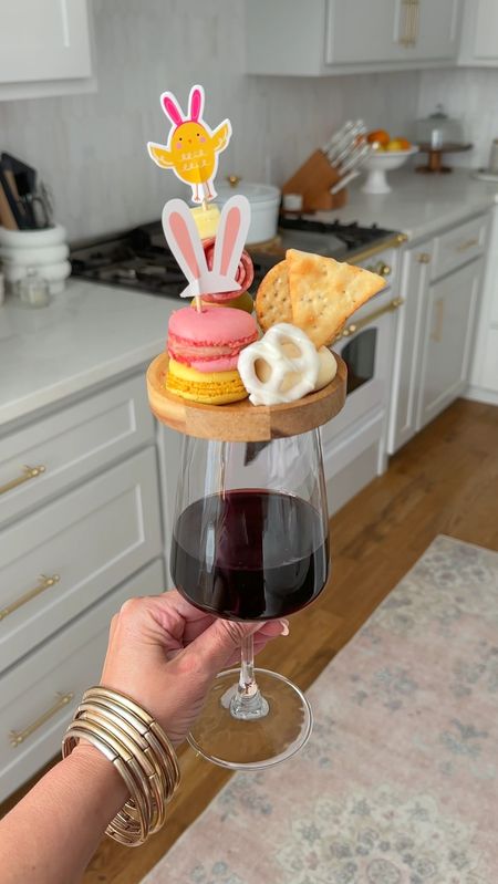 A little Easter winecuterie! These Amazon coasters with a lip fit on almost all wine glasses! A cute touch for girls' night, showers, date night, Mother's day or anytime you are entertaining! 🍷
.
I linked all the supplies we used, but feel free to mix this up to include whatever you like! 
.


#LTKstyletip #LTKhome #LTKparties