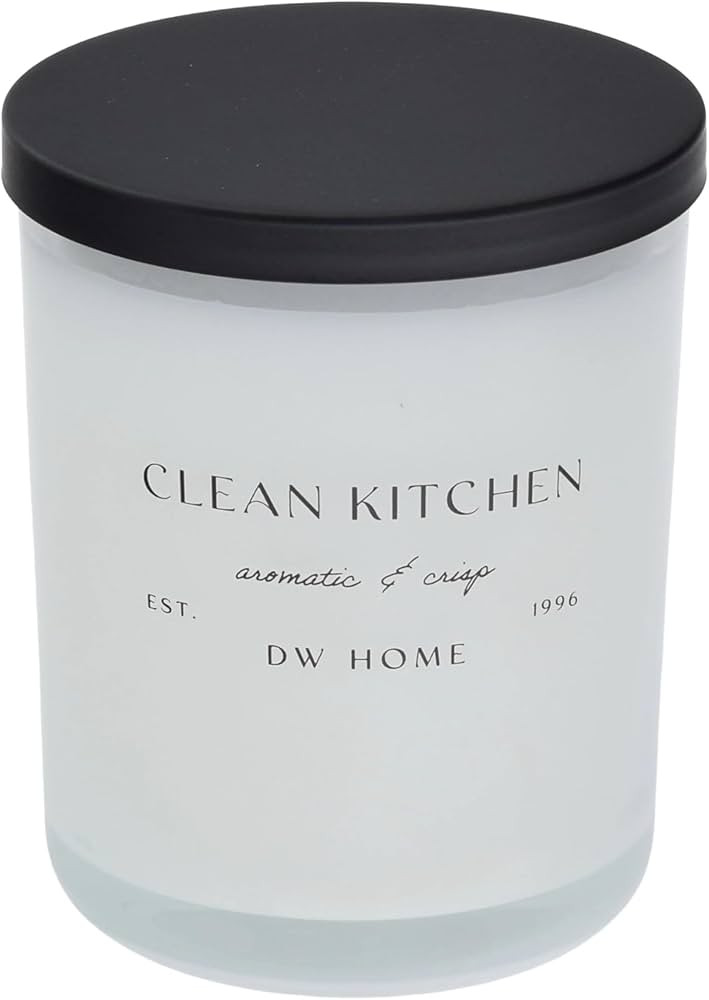 DW Home Clean Kitchen Scented Candle – Fresh Lemon & Citrus Leaves Fragrance, 15 oz Double Wick... | Amazon (US)