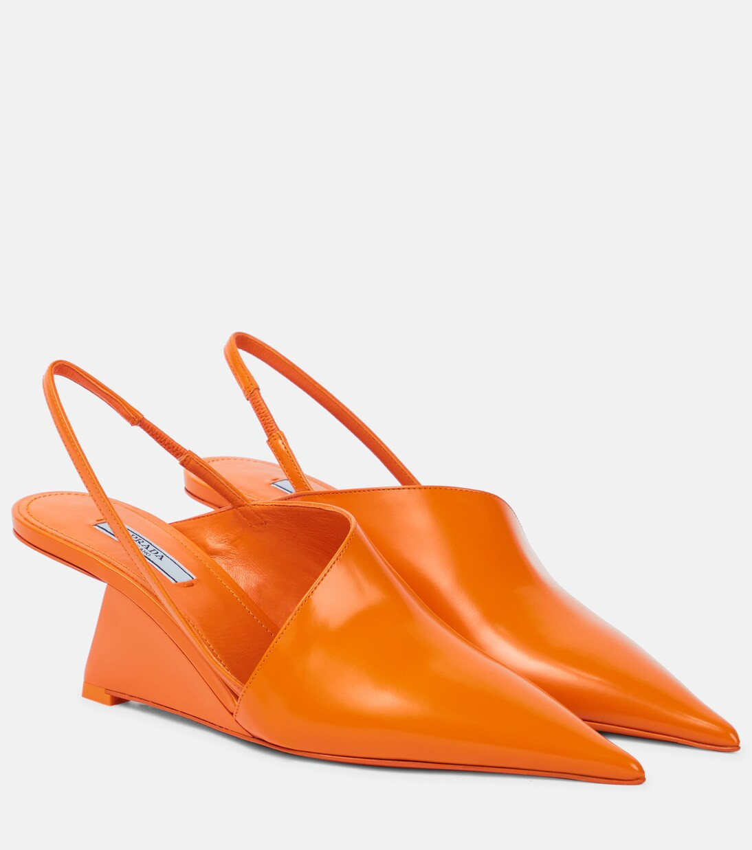 Leather slingback pumps | Mytheresa (UK)