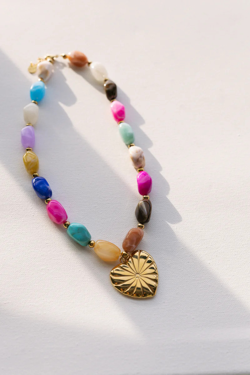 Color Lover Heart Necklace | BÉLJOY
