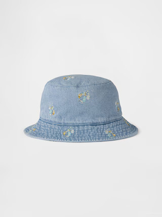 Baby & Toddler Floral Denim Bucket Hat | Gap (US)