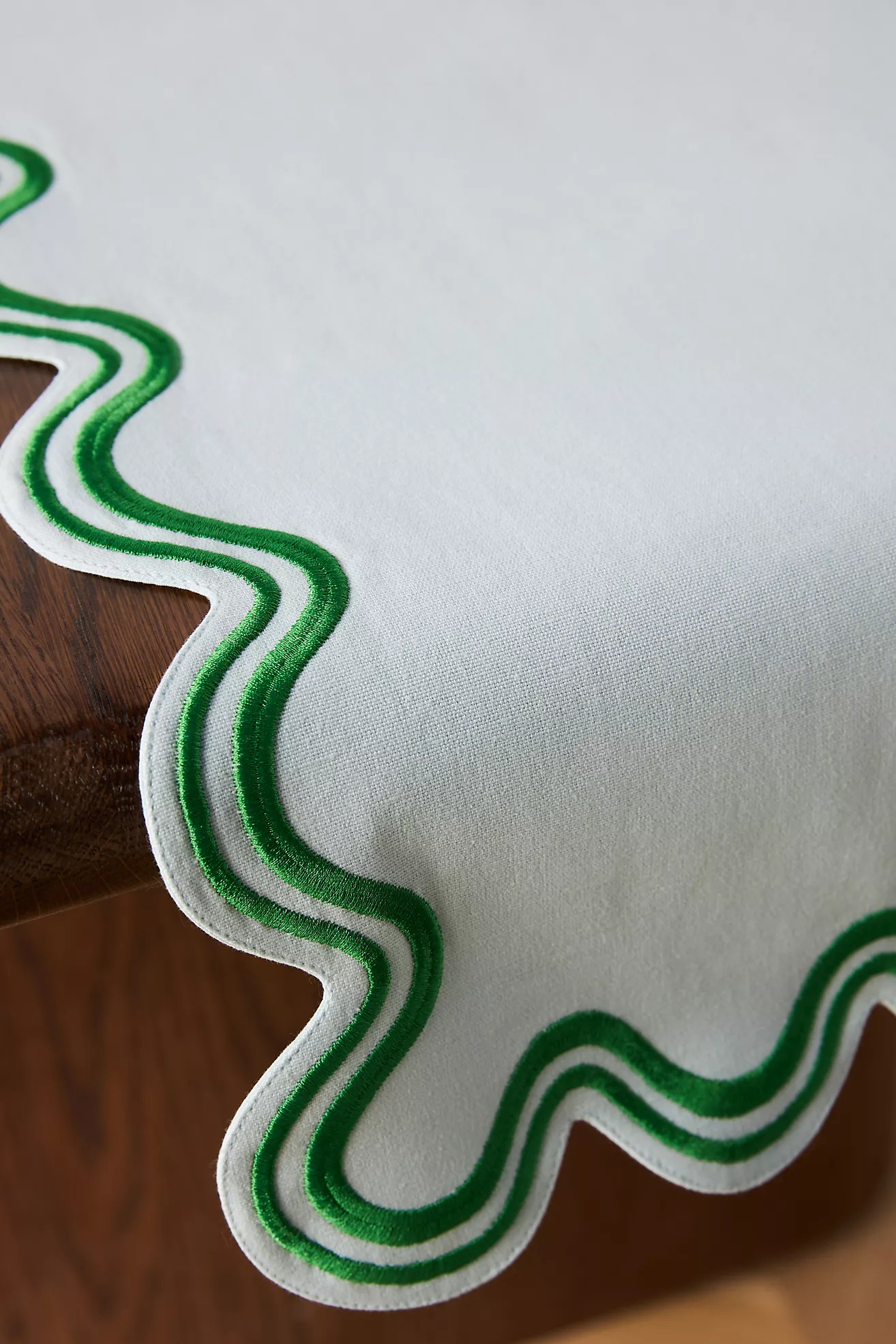 Madeline Embroidered Table Runner | Anthropologie (US)