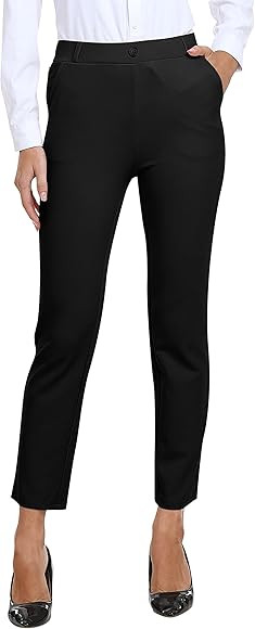 MoFiz Women Golf Pants Stretch Business Casual Pants Yoga Dress Pants Elastic Waist Bootcut Trous... | Amazon (CA)