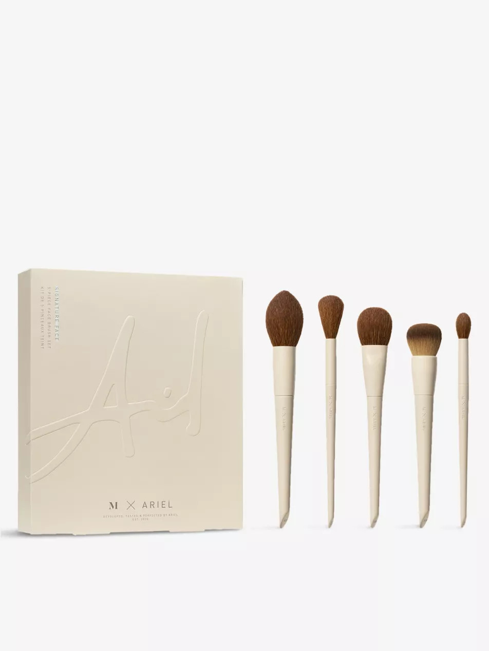 Morphe x Ariel Face five-piece face brush set | Selfridges