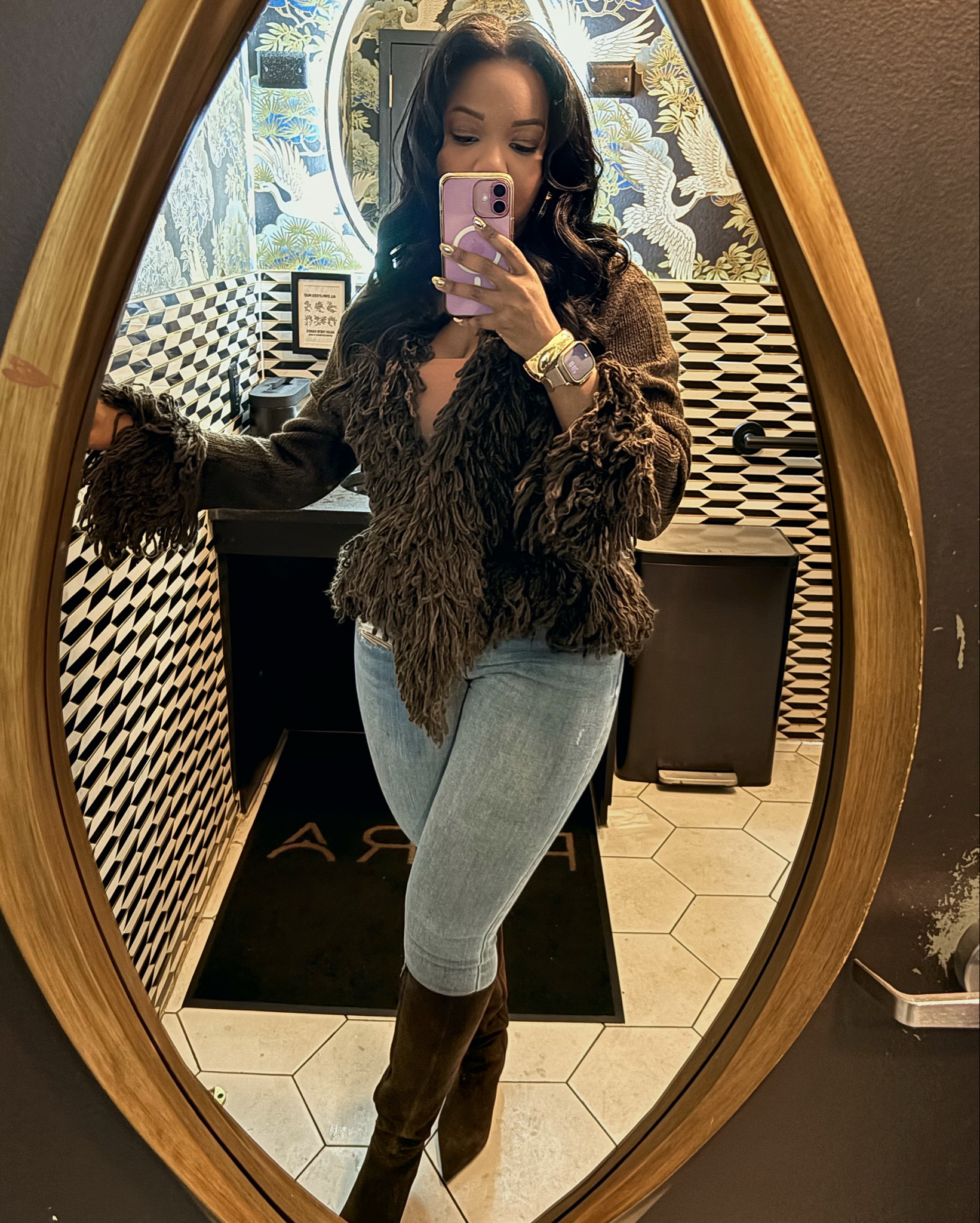 Perfect sweater for a girls’ casual night out ✨ Cozy, flattering, and effortlessly cute. Easy to dress up with heels or keep it chill with boots. 

#LTKgrwm #LTKSaleAlert #LTKootd