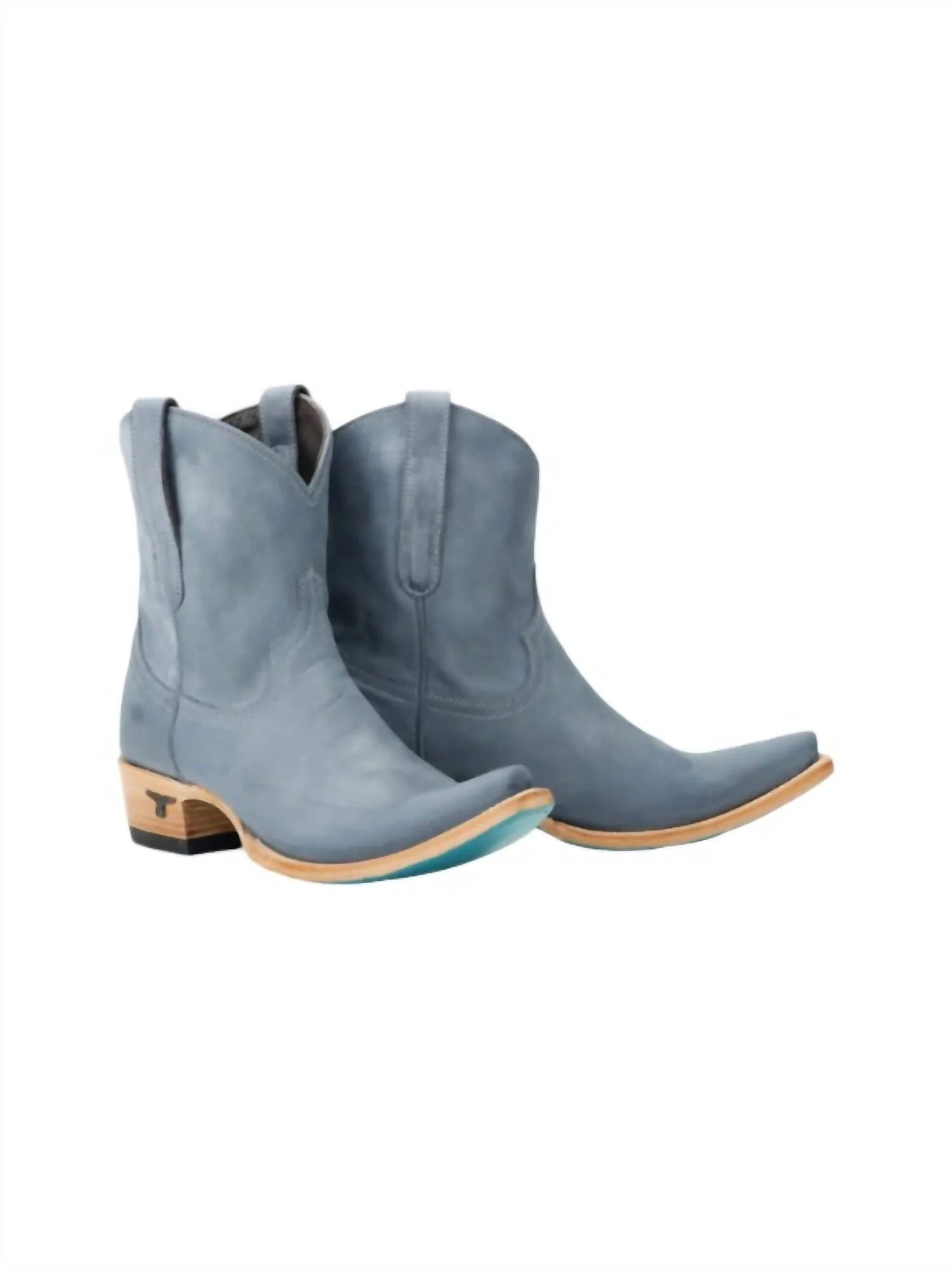 Women's Emma Jane Bootie In Washed Denim | Shop Simon