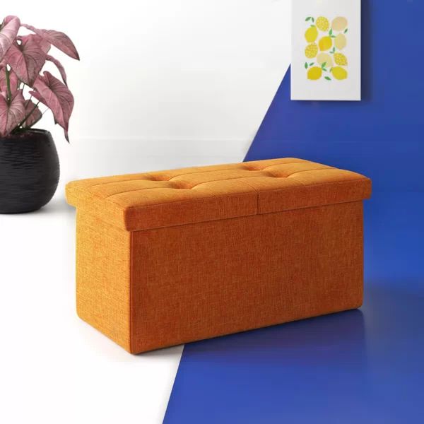 Zena Upholstered Storage Ottoman | Wayfair North America