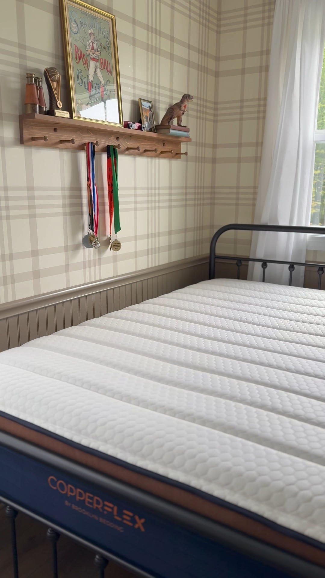 This is the most COMFY mattress ☁️ It’s the full size @brooklynbedding copper flex pro hybrid we got for Sawyer’s room🏀🏈🦖 AND I have a 30% off discount code: ashleymerry 











#brooklynbedding @brooklynbedding #copperflex #ad #LTKWatchNow 

#LTKU #LTKHome