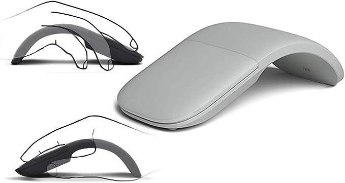 Slim and Portable 2.4Ghz Wireless Foldable Folding Arc Optical Mouse . Foldable Bluetooth Mouse .... | Amazon (US)