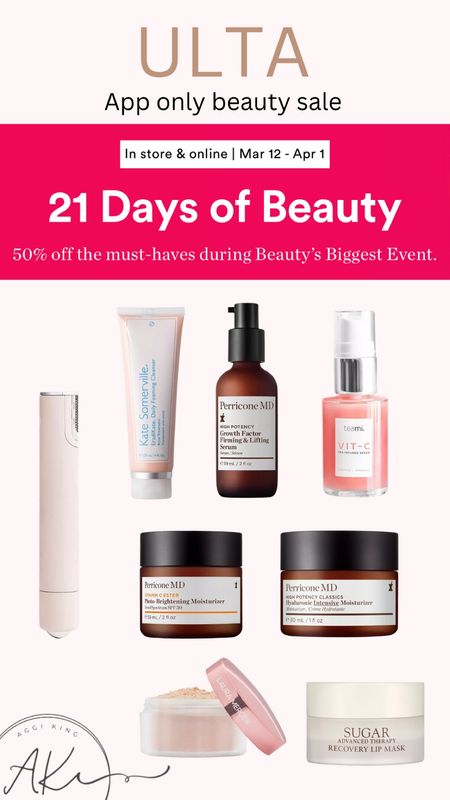 21 Days of Beauty 

#ulta #beautysale #makeup

#LTKSeasonal #LTKbeauty #LTKFind