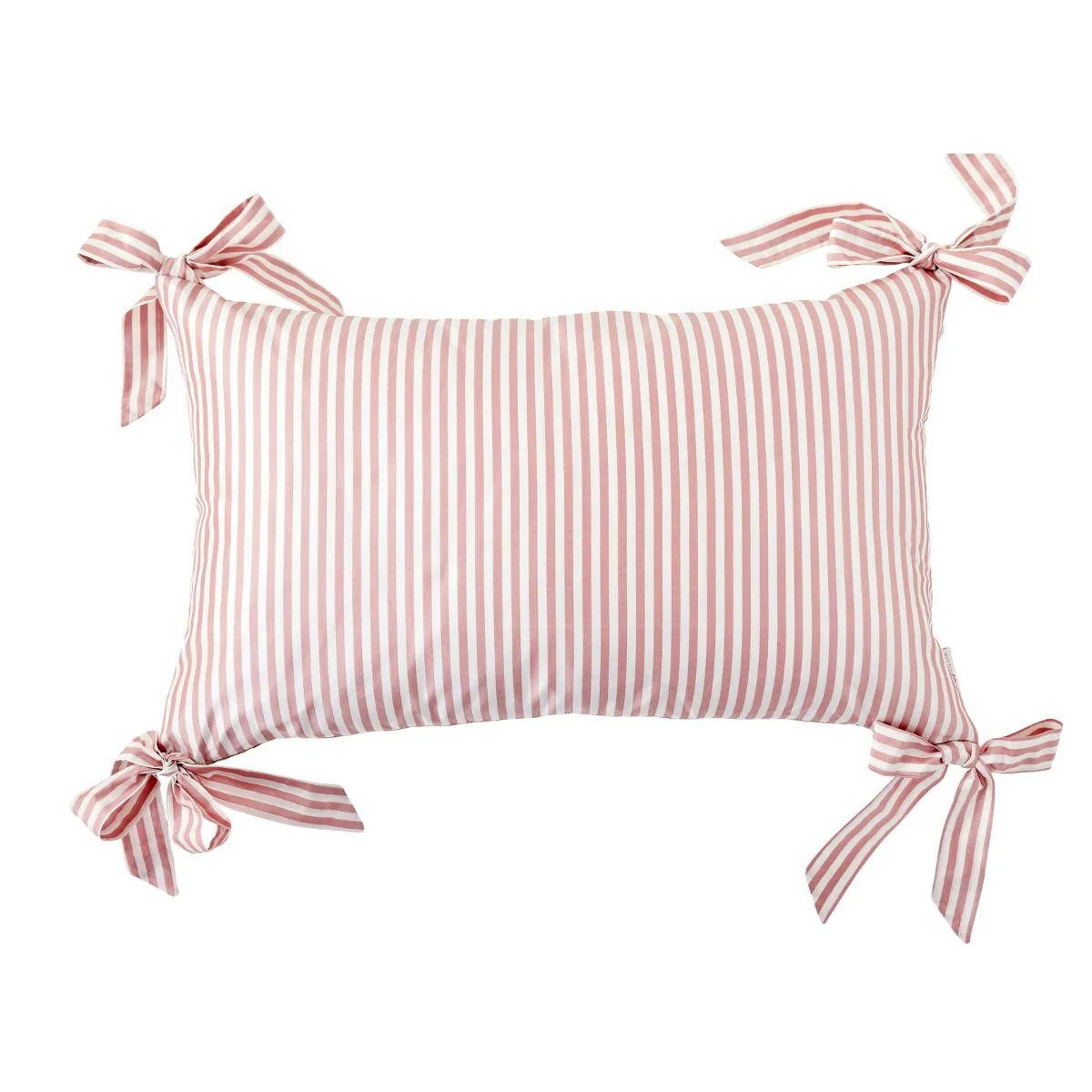 Noelle Bow Pillow Cover in Blush | Caitlin Wilson Design