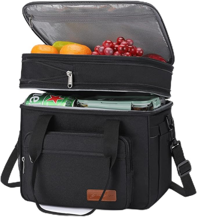 Maelstrom Lunch Box, 23L Insulated Lunch Bag, Expandable Double Deck Cooler Bag, Lightweight Leak... | Amazon (US)