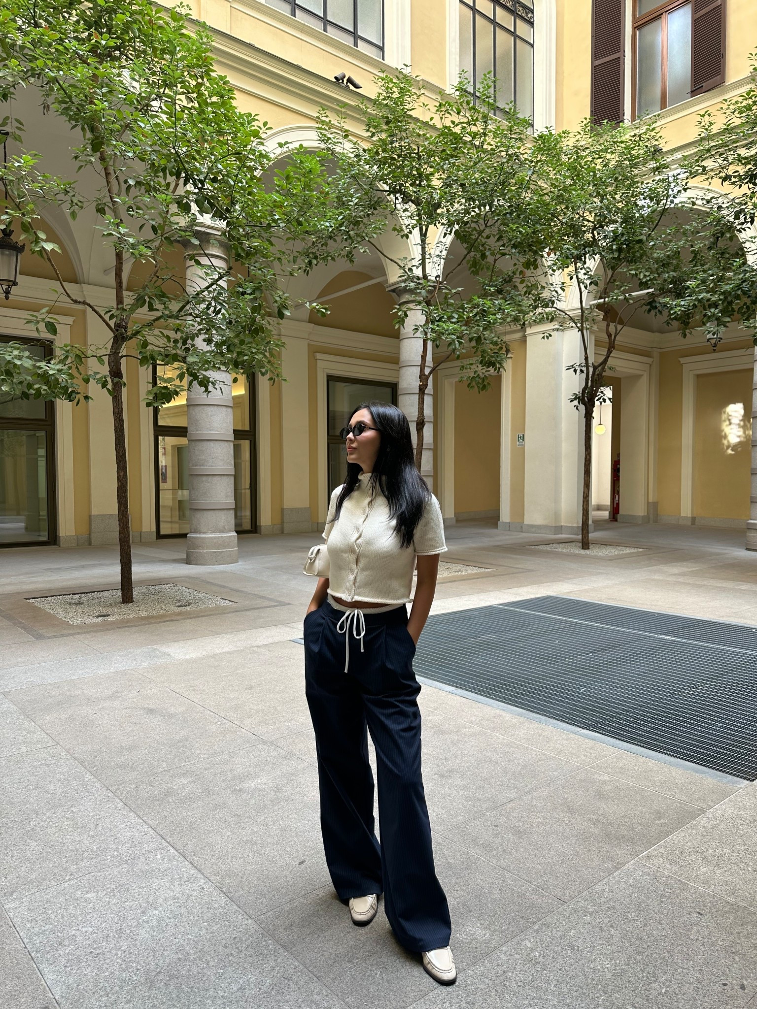 Autumin outfit, ecru button tee with pinstripe trousers & off white loafers 🍂🤎

#LTKSaleAlert #LTKStyleTip #LTKFindsUnder50