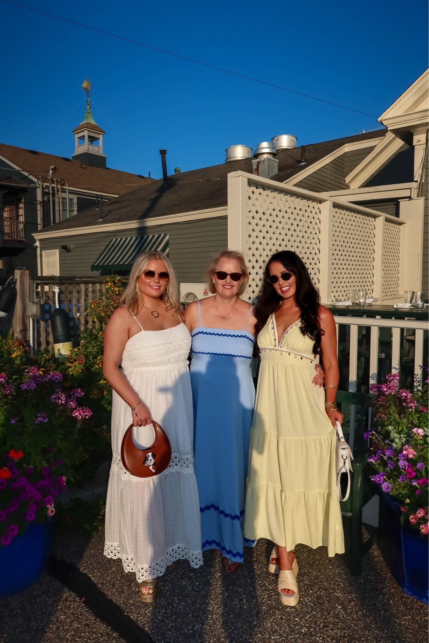 Under $40 amazon shell halter maxi dress butter yellow (medium, 5+ colors), under $40 amazon light blue rick rack maxi dress (large, 5+ colors), under $20 rattan platform heels #founditonamazon

#LTKmomlife #LTKSaleAlert #LTKootd