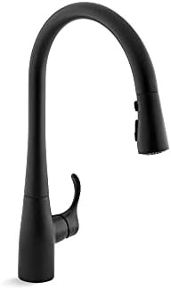 KOHLER Simplice Pull Down Kitchen Faucet, 3-Spray Faucet, Kitchen Sink Faucet with Pull Down Spra... | Amazon (US)