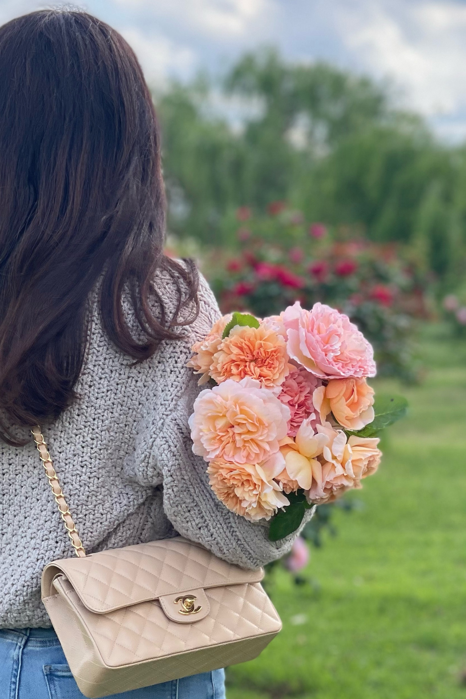 Luxury Mother’s Day gift idea. Chanel flap bag. Chanel classic flap bag beige Clair. Spring outfit idea. 💗

#LTKstyletip #LTKitbag #LTKGiftGuide